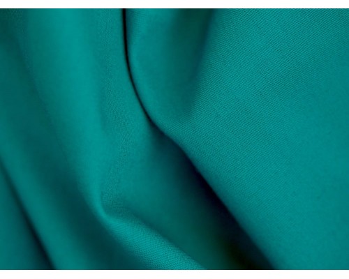 Plain Cotton Poplin Fabric - Turquoise